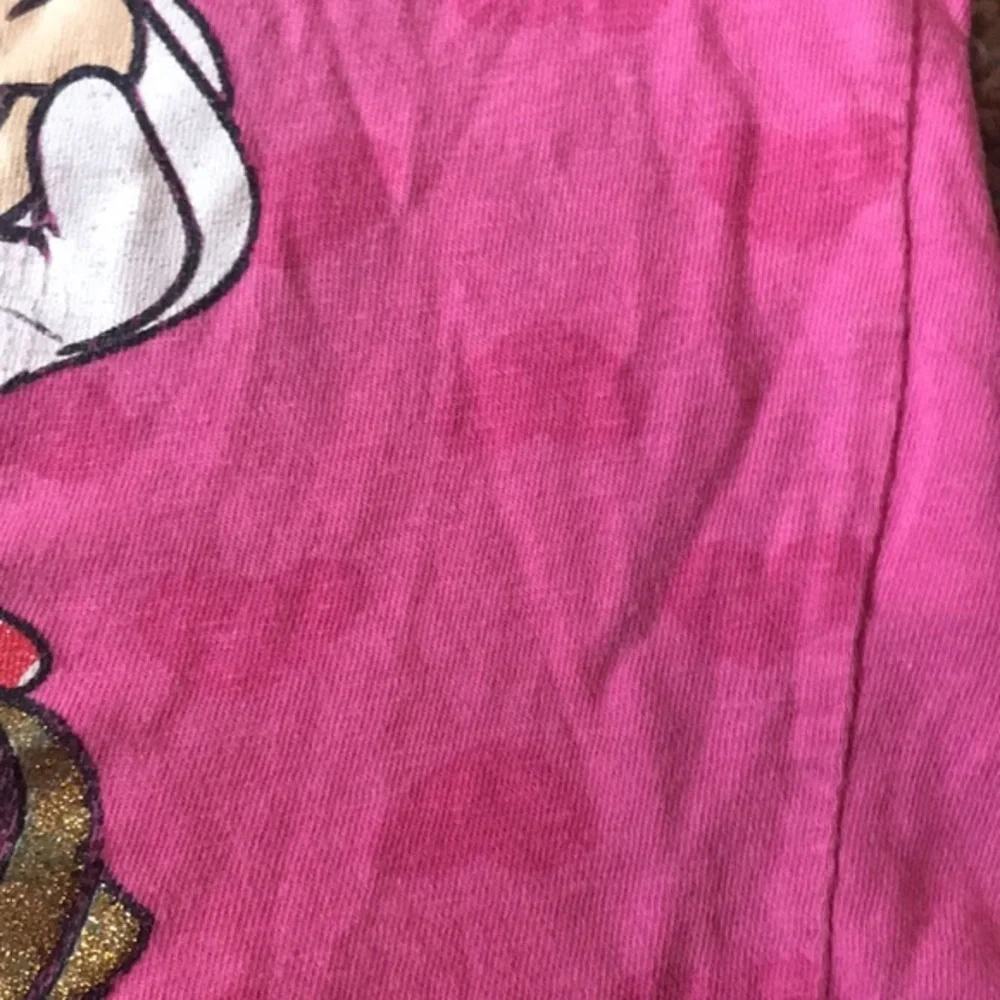 Disney Minnie Mouse Pink Heart Short Sleeve Tee Shirt